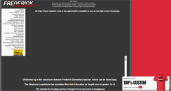 Desktop Screenshot of frederickbombers.net